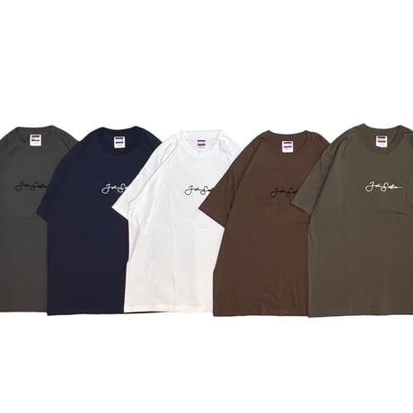 JOHN SOFIA Diddy Tee (White, Dark Grey, Coffee, OD, Dark Night)｜ジョンソフィア ディディTシャツ