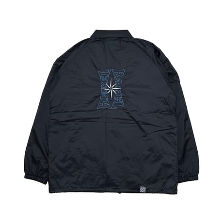 ATTACK ORIGINAL “Angel” & “Compass” Coach Jacket (Blk/Blu)｜アタックオリジナル エンジェル＆コンパス コーチジャケット（ブラック/ブルー）