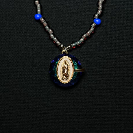 JOHN SOFIA Blue Stone Beads Necklace (Blue)｜ジョンソフィア ブルーストーン ビーズネックレス（ブルー）