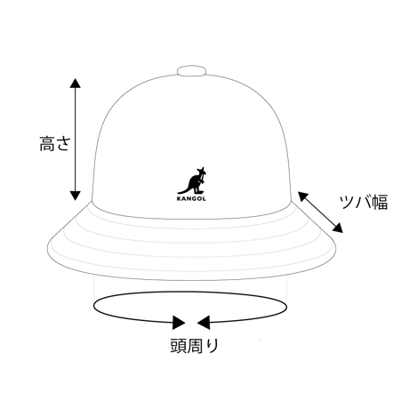 KANGOL BERMUDA CASUAL (WHITE)｜カンゴール バミューダ カジュアル（ホワイト）