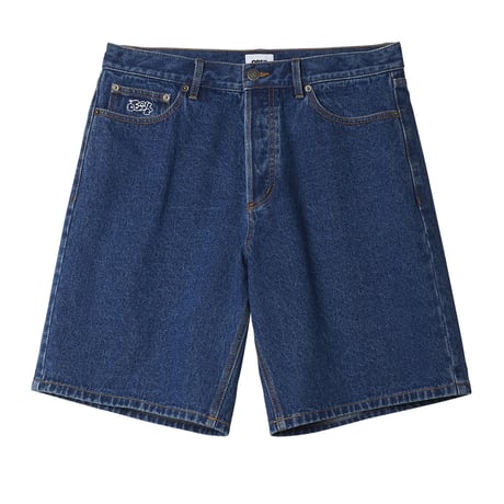 OBEY Bigwig Baggy Denim Short (Stonewash Indigo)｜オベイ ビッグウィグ バギーデニムショーツ（ストーンウォッシュインディゴ）