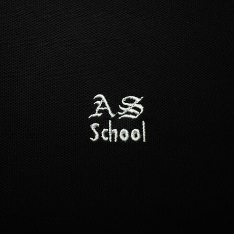 ATTACK ORIGINAL School Polo (WHITE, BLACK)｜アタックオリジナル スクールポロ（ホワイト/ブラック）