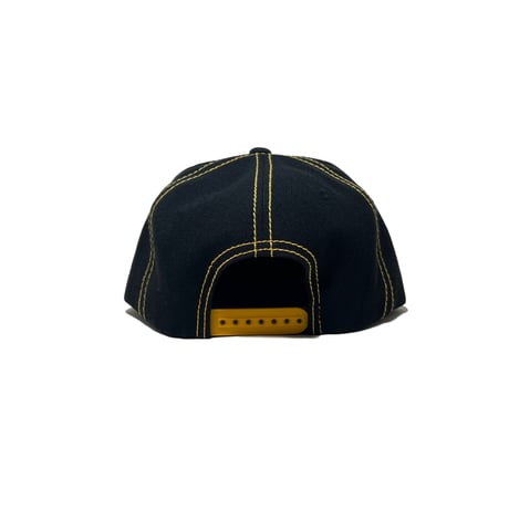 ADG AS Logo Stitch Snapback (Yel)｜ADG ASロゴ ステッチ スナップバック（イエロー）
