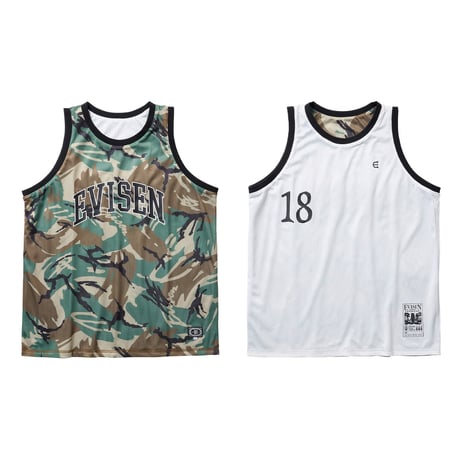 EVISEN  OHAKO CAMO MESH TANK (White/Camo) | エビセン オハコ カモ メッシュ タンク（ホワイト／カモ）