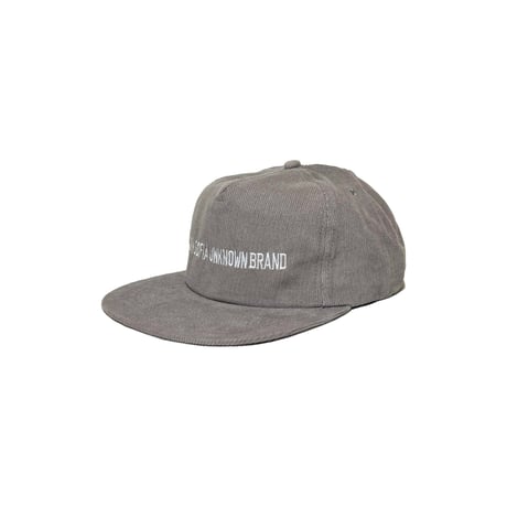 JOHN SOFIA Logo Corduroy Snapback (Gray/White)｜ジョンソフィア ロゴコーデュロイ スナップバック（グレー/ホワイト）