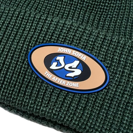JOHN SOFIA Badge Logo Beanie (Sage)｜ジョンソフィア バッジロゴ ビーニー（セージ）