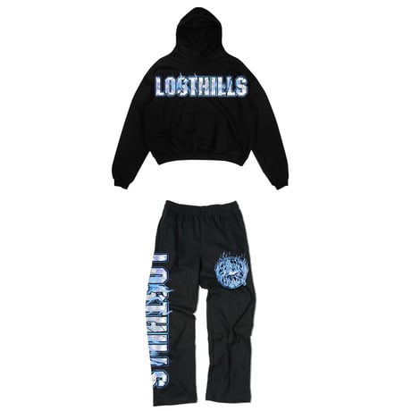LOST HILLS LH6012 Sweatsuits (Black)｜ロストヒルズ LH6012 スウェットスーツ（ブラック）