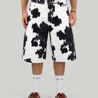 HOMEBOY X-TRA COW BOY SHORTS (BLACK/WHITE)｜ホームボーイ エクストラ カウボーイ ショーツ（ブラック／ホワイト）