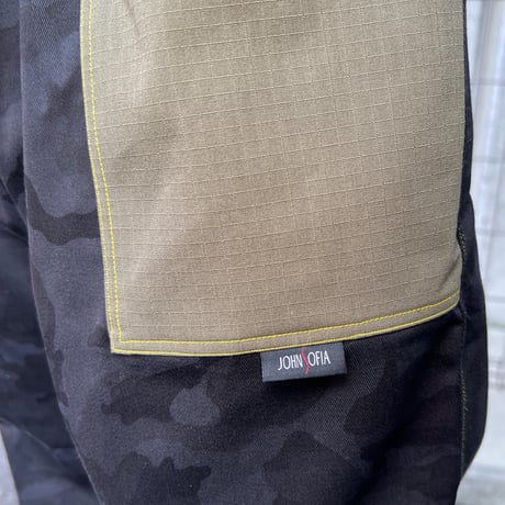 JOHN SOFIA Mixed by After Zone Trousers (Black Camo)｜ジョンソフィア ミックスド バイ アフターゾーン トラウザーズ（ブラックカモ）