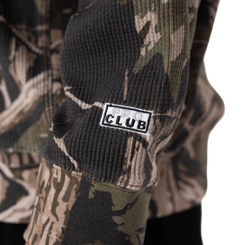 PRO CLUB HEAVYWEIGHT THERMAL CREW (TREE CAMO)｜プ