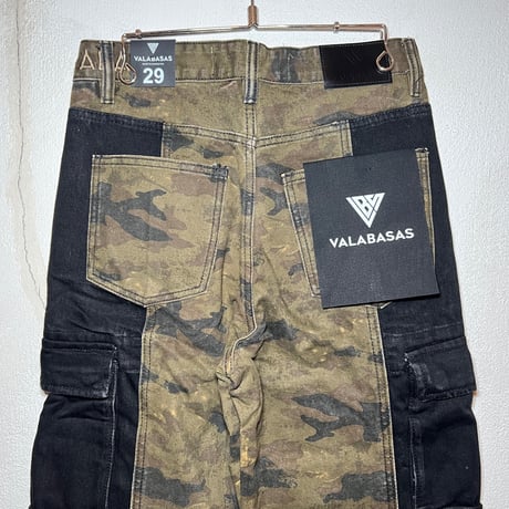 VALABASAS COOP CARGO PANTS (CAMO&BLACK)｜ヴァラバサス クープ カーゴパンツ（カモ＆ブラック）