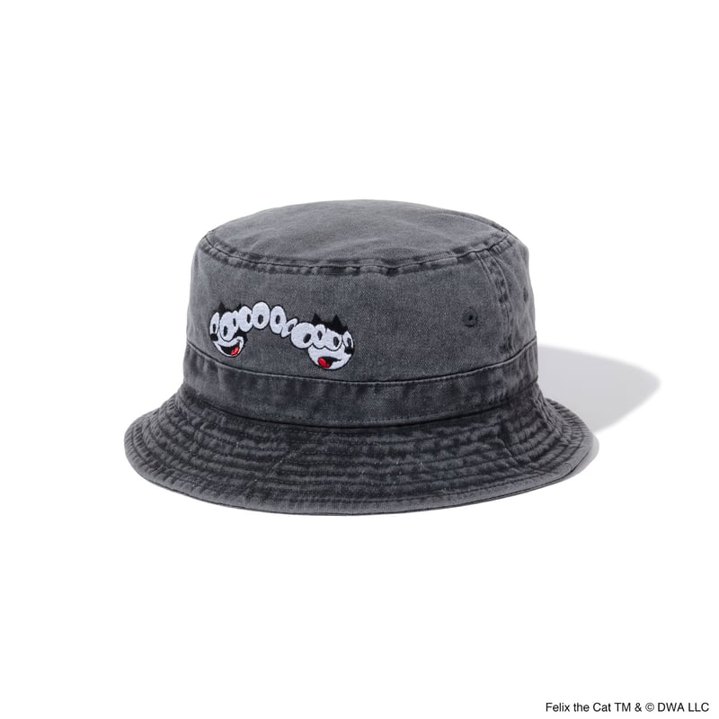 帽子 PARADOX PARIS DARK FLAYED SAIL BUCKETHAT DARK FLAYED