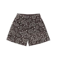 CRISP Paisley Shorts (Brown)｜クリスプ ペイズリー ショーツ（ブラウン）