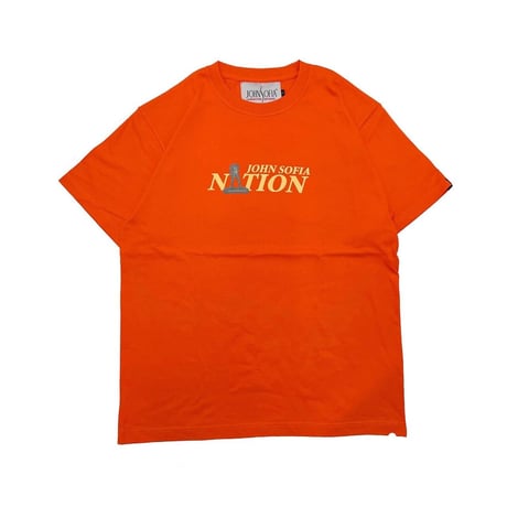 JOHN SOFIA Nation Tee (Green, Yellow)｜ジョンソフィア ネイションT（グリーン/イエロー）
