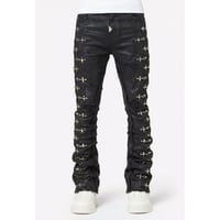 GUAPI Obsidian Black Aviation Clasp Denim (Black)｜グアピ オブシディアン ブラック アビエーション クラスプ デニム（ブラック）