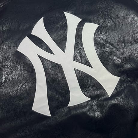 Fanatics NY Yankees Kanji PU Jacket (Navy)｜ファナティクス ニューヨークヤンキース 漢字 PUジャケット（ネイビー）