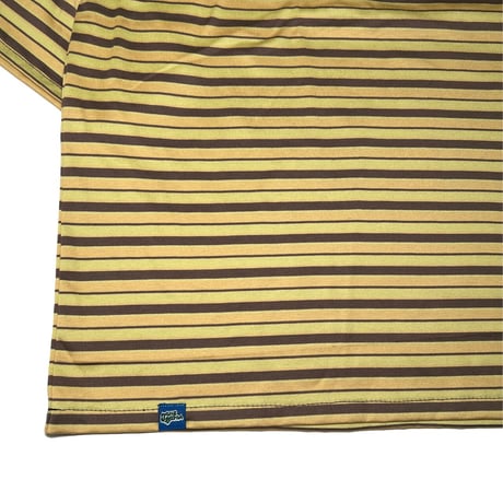 JOHN SOFIA Border Half Sleeve Tee (Brown, Navy, Mustard, Lt Grey, DK Grey)｜ジョンソフィア ボーダーハーフスリーブTシャツ