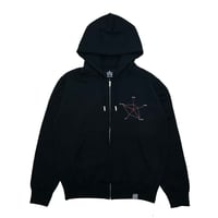 ADG “Graph” Zip Hoodie (Black)｜エーディージー “グラフ” ジップフーディー（ブラック）