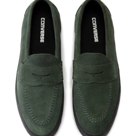 CONVERSE SKATEBOARDING CS LOAFER II SK (DARK GREEN/BLACK)｜コンバーススケートボーディング CS ローファーⅡ SK（ダークグリーン/ブラック）