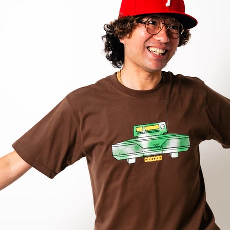 NEMES 288 PANA COBRA TOP T-SHIRT (Dark Brown)｜ネメス 288 パナ コブラトップ Tシャツ（ダークブラウン）