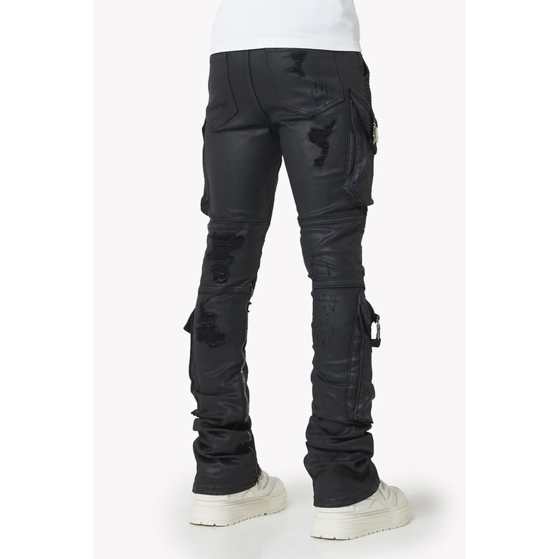 GUAPI Black Ops Waxed Denim (Black)｜グアピ ブラックオプス