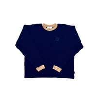 JOHN SOFIA Ringer Thermal Knit (Dark Navy)｜ジョンソフィア リンガー サーマルニット（ダークネイビー）