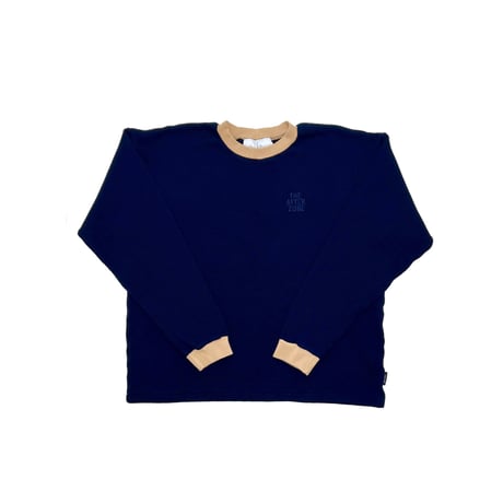 JOHN SOFIA Ringer Thermal Knit (Dark Navy)｜ジョンソフィア リンガー サーマルニット（ダークネイビー）