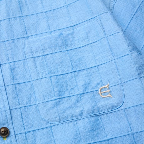EVISEN WILLIAM SHIRT THE 8th (Blue)｜エヴィセン ウィリアム シャツ ザ エイス（ブルー)