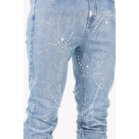 GUAPI Steel Blue Spider Denim (Blue)｜グアピ スティールブルー スパイダー デニム（ブルー）