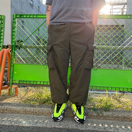 ADG Nylon Easy Cargo Pants (Olv)｜エーディージー ナイロン イージーカーゴパンツ（オリーブ）
