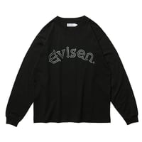 EVISEN ARCH LOGO LS TEE (Black) | エヴィセン アーチ ロゴ ロングスリーブ ティー（ブラック）