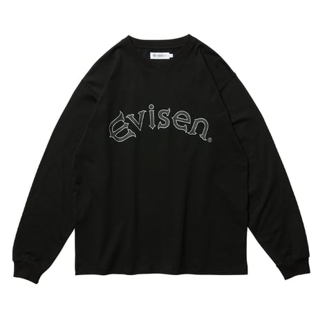 EVISEN ARCH LOGO LS TEE (Black) | エヴィセン アーチ ロゴ ロングスリーブ ティー（ブラック）