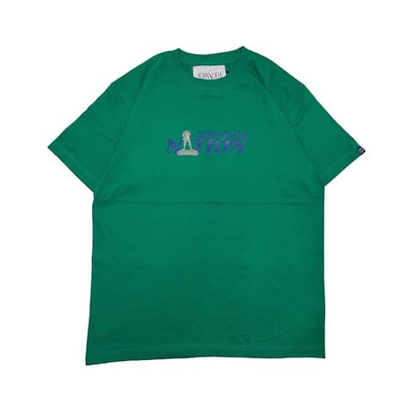 JOHN SOFIA Nation Tee (Green, Yellow)｜ジョンソフィア ネイションT（グリーン/イエロー）