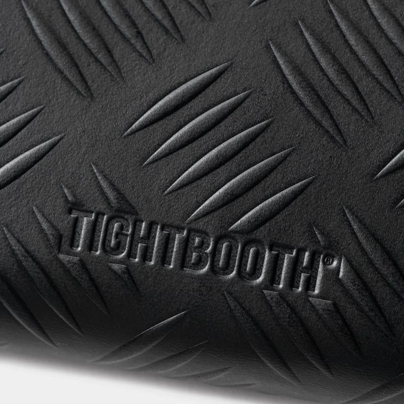 TIGHTBOOTH CHECKERPLATE LEATHERZIPWALLET