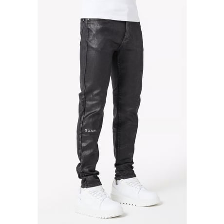 GUAPI Obsidian Back Waxed Basic Denim (BLACK)｜グアピ オブシディアン バックワックスド ベーシックデニム（ブラック）