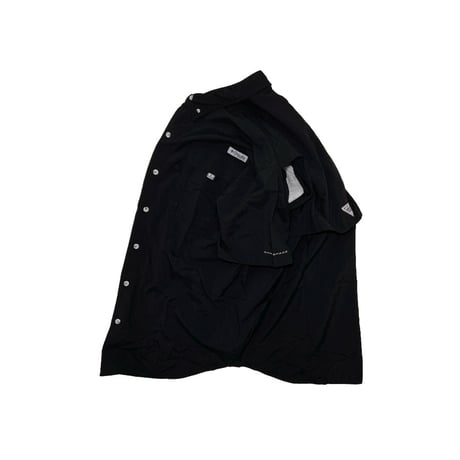 AFC PFG “AS Logo” Custom S/S Shirts (BLACK)｜アタックフィッシングクラブ ピーエフジー “エーエス ロゴ” カスタム ショートスリーブ シャツ (ブラック)