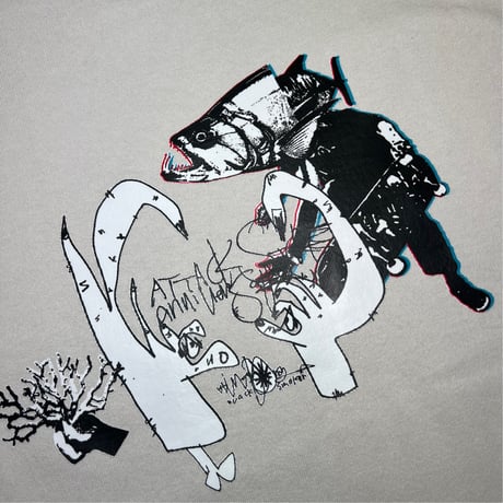 ATTACK ORIGINAL 19th Anniversary LS Tee (Cement)｜アタックオリジナル 19th ロングスリーブT（セメント）