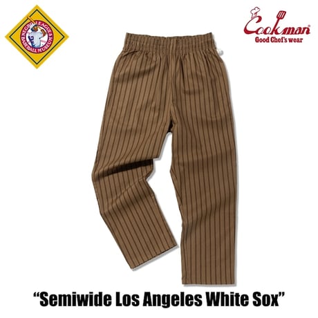 Cookman Chef Pants Semiwide Negro Leagues (LA White Sox)｜クックマン セミワイド シェフパンツ ネグロリーグ（ロサンゼルス ホワイトソックス）