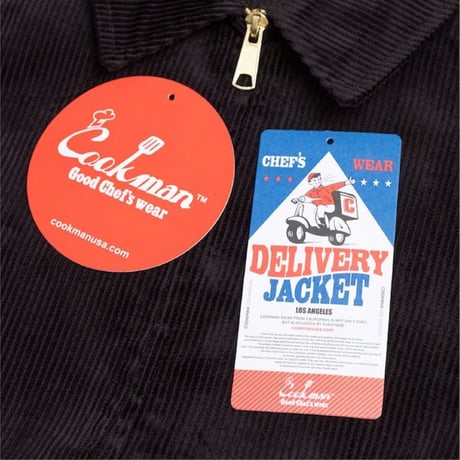 Cookman Delivery Jacket Corduroy (Black)｜クックマン デリバリージャケット コーデュロイ（ブラック）