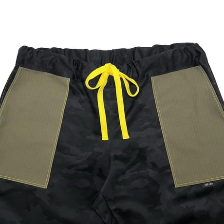 JOHN SOFIA Mixed by After Zone Trousers (Black Camo)｜ジョンソフィア ミックスド バイ アフターゾーン トラウザーズ（ブラックカモ）