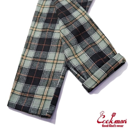 Cookman Chef Pants Woolmix Tartan Canadian (Black)｜クックマン ウールミックス タータン カナディアン シェフパンツ（ブラック）