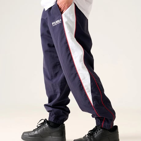 FUBU TRACK JACKET & PANTS “SET-UP” (NAVY)｜フブ トラックジャケット＆パンツ セットアップ（ネイビー）