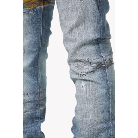 GUAPI × Vybz Kartel World Boss Freedom Denim V1 (Blue)｜グアピ × バイブス・カーテル ワールドボス フリーダム デニム V1（ブルー）