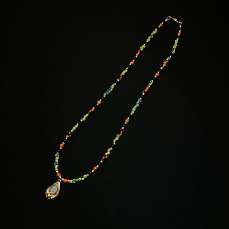 JOHN SOFIA Tears Beads Necklace (Blue)｜ジョンソフィア ティアーズビーズネックレス（ブルー）
