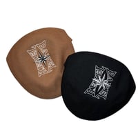 ATTACK ORIGINAL Custom Mesh Hunting Hat “Compass” (Blk, Caramel)｜アタックオリジナル カスタムメッシュ ハンティングハット “コンパス”