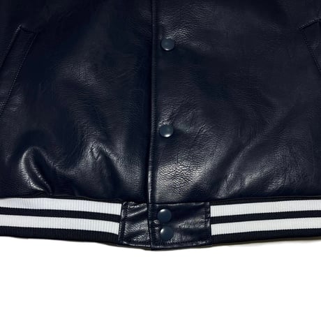 Fanatics NY Yankees Kanji PU Jacket (Navy)｜ファナティクス ニューヨークヤンキース 漢字 PUジャケット（ネイビー）