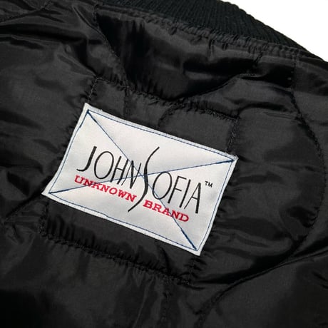 JOHN SOFIA Quilting Army Vest (Olive, Black)｜ジョンソフィア キルティング アーミーベスト（オリーブ/ブラック）