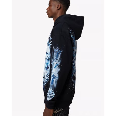 GUAPI Black Heavens Vault Hoodie V1 (Black)｜グアピ ブラック ヘブンズ ヴォルト フーディー V1（ブラック）
