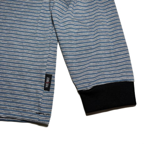 JOHN SOFIA John Border Long Sleeve (Dk Gray, Brown)｜ジョンソフィア ジョン ボーダー ロングスリーブ（ダークグレー/ブラウン）
