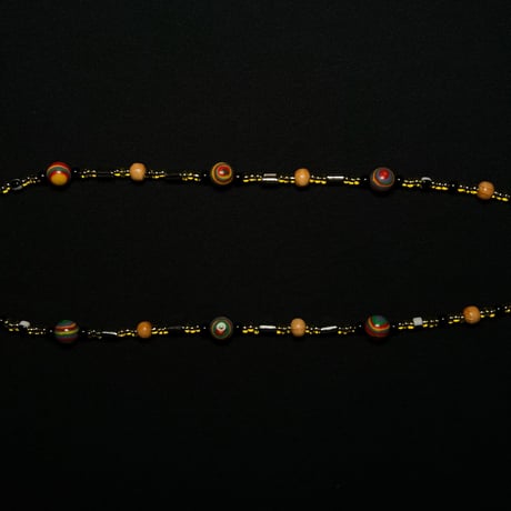 JOHN SOFIA Eye Beads Necklace (Brown)｜ジョンソフィア アイビーズネックレス（ブラウン）